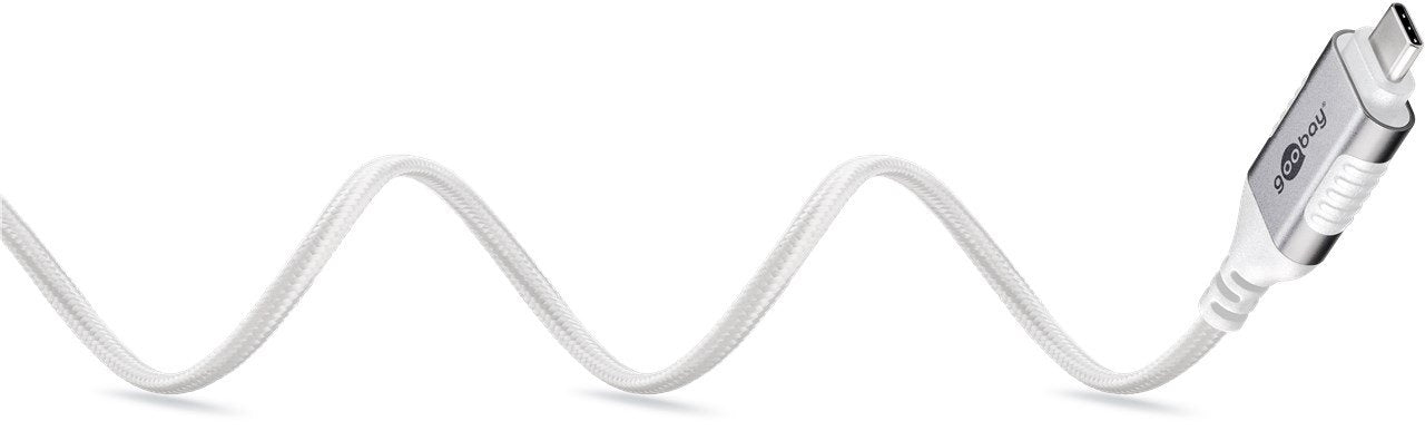 Cable Adaptador Ethernet Goobay Usb-C 3.2 Gen2 > Rj-45, Delgado Blanco, 10 Metros 74391