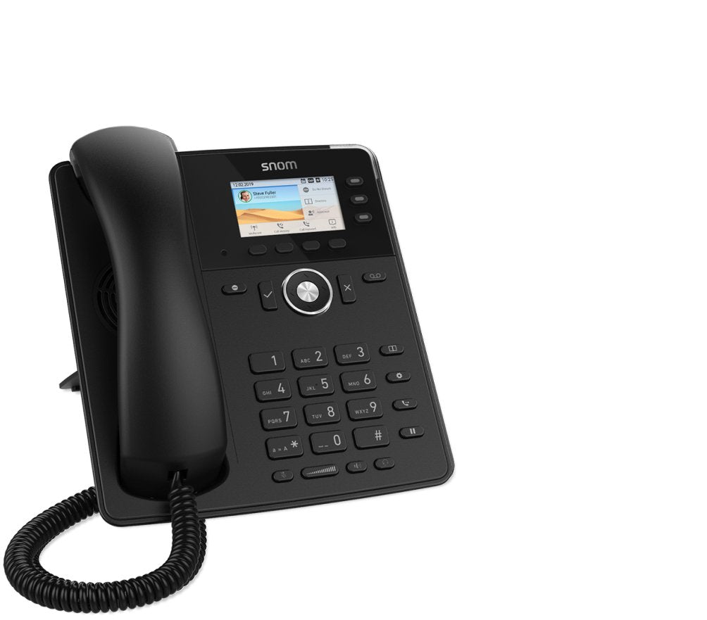 Snom D717 Black Poe Or 5vdc - 4p4c+ Hac Usb - Version Alemana