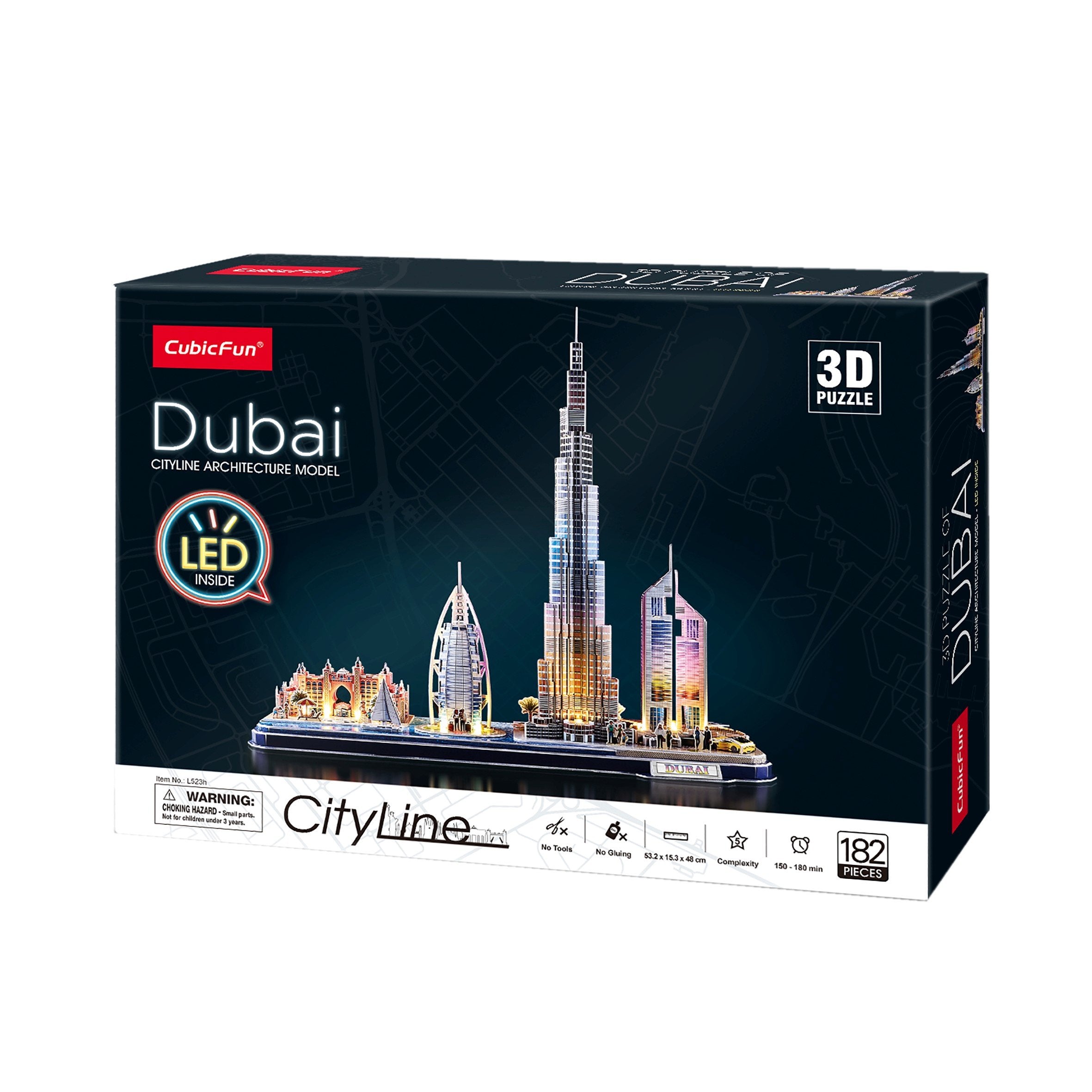 Cubic Fun Puzzle 3d Led  Dubai