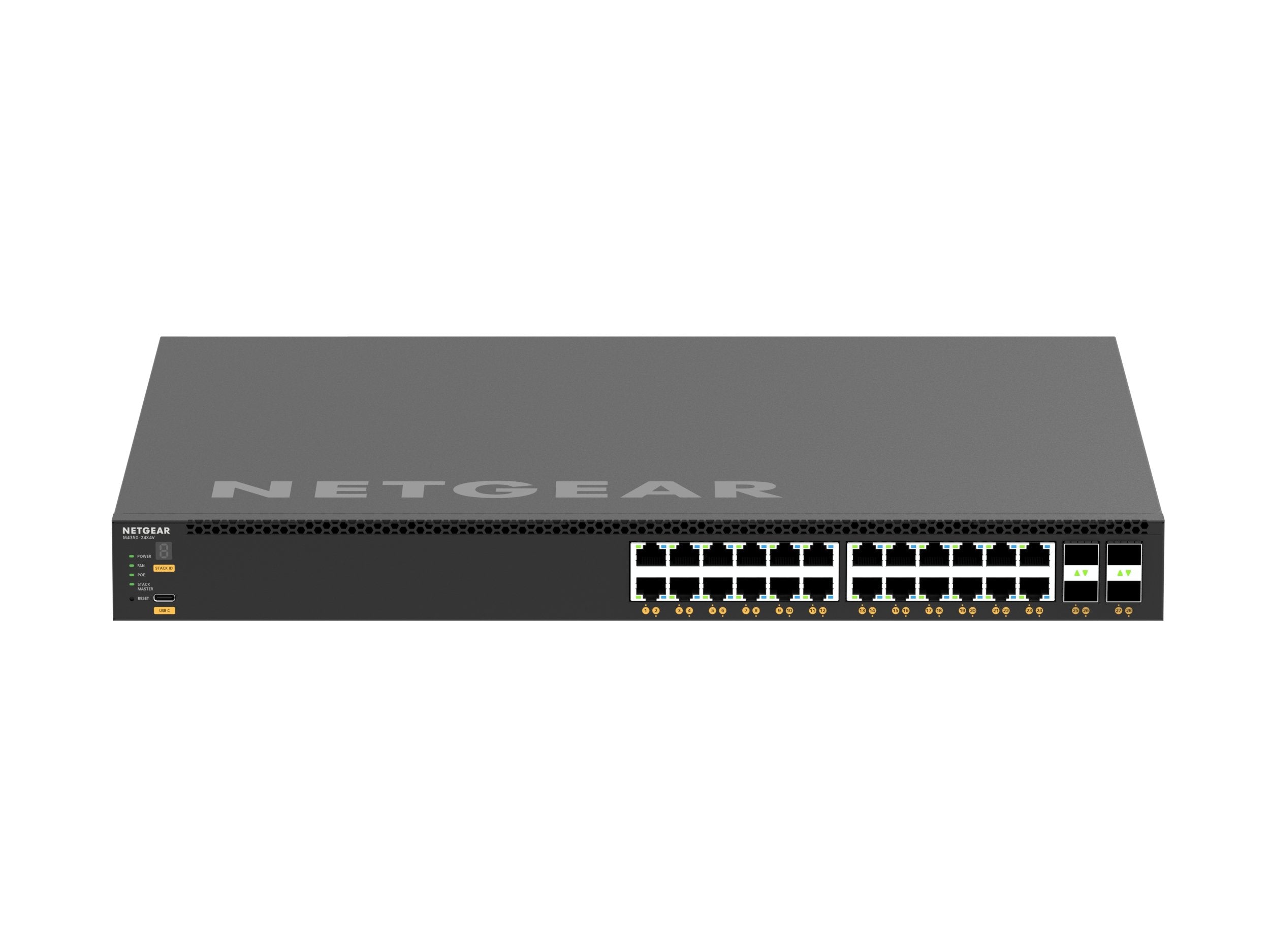 EAN 0606449161427 - NETGEAR M4350-24X4V Gestionado L3 10G Ethernet (100/1000/10000) Energía sobre Ethernet (PoE) 1U Negro imagen 8