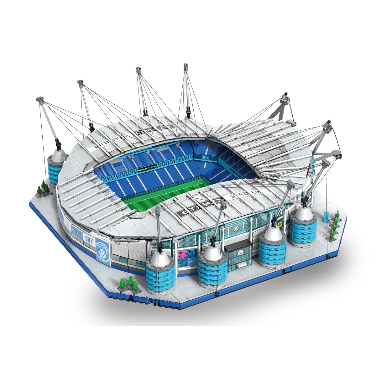 Jamara Cada Etihad Madion Manchemer City Fc 1:400 Bricks