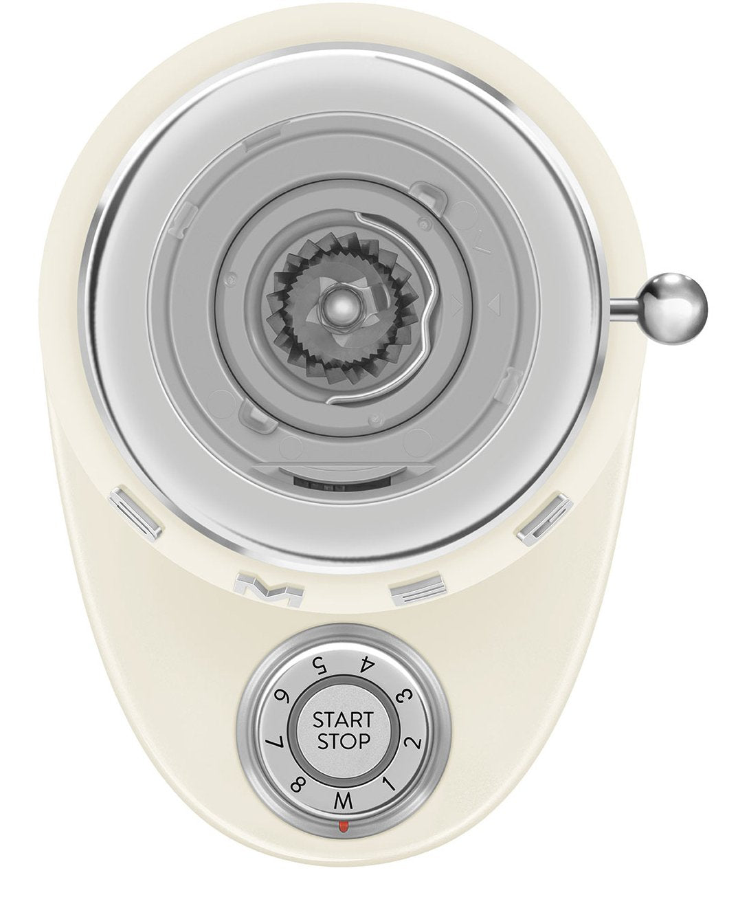 Smeg Kaffeemühle Cgf03creu, 15 Mahlgrade, 240g Bohnenbeh., 150w, Creme