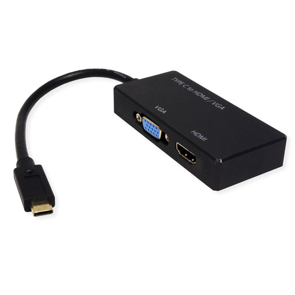 Value Display Adapter Usb Typ C - Vga Hdmi