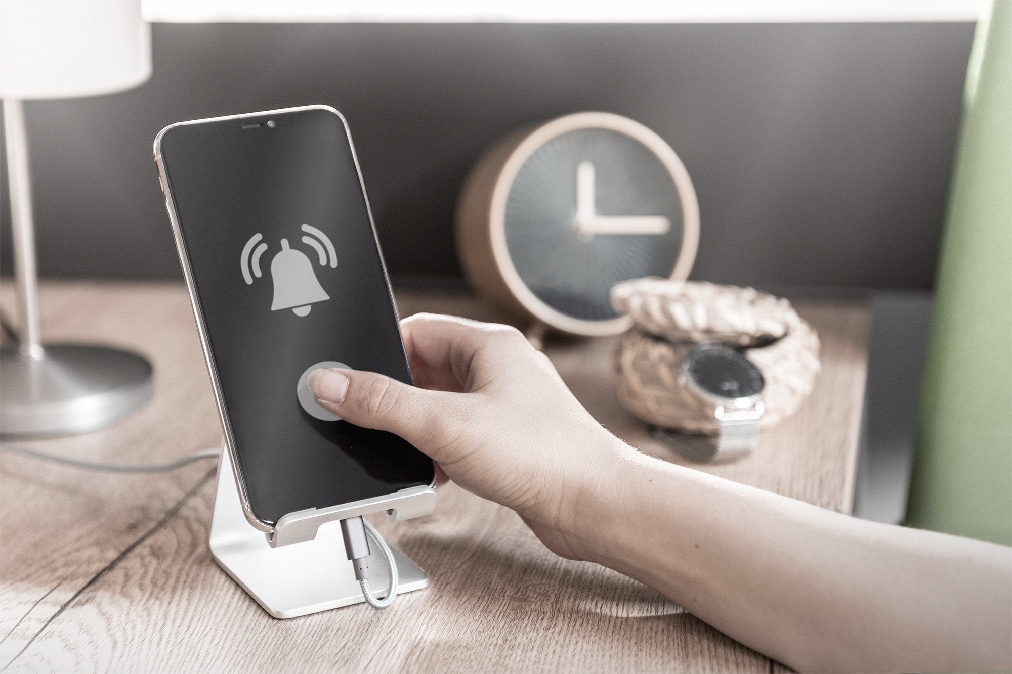 Digitus Smartphone Tablet-Ständer Bis Zu 10'', Plata, Alu