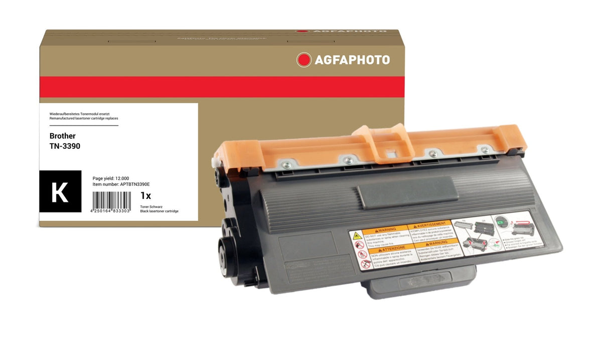 EAN 4250164833303 - AgfaPhoto APTBTN3390E cartucho de tóner 1 pieza(s) Compatible Negro imagen 1
