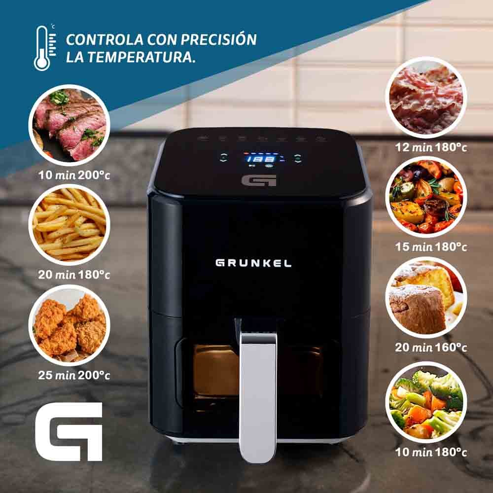 EAN 8426156017761 - Grunkel BLACKEASYFRYER freidora Sencillo 4 L Independiente 1200 W Freidora de aire caliente Negro imagen 6