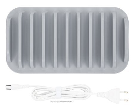 EAN 766623180856 - Manhattan 180856 organizador para estación de carga Montaje de sobremesa Plástico Blanco imagen 5