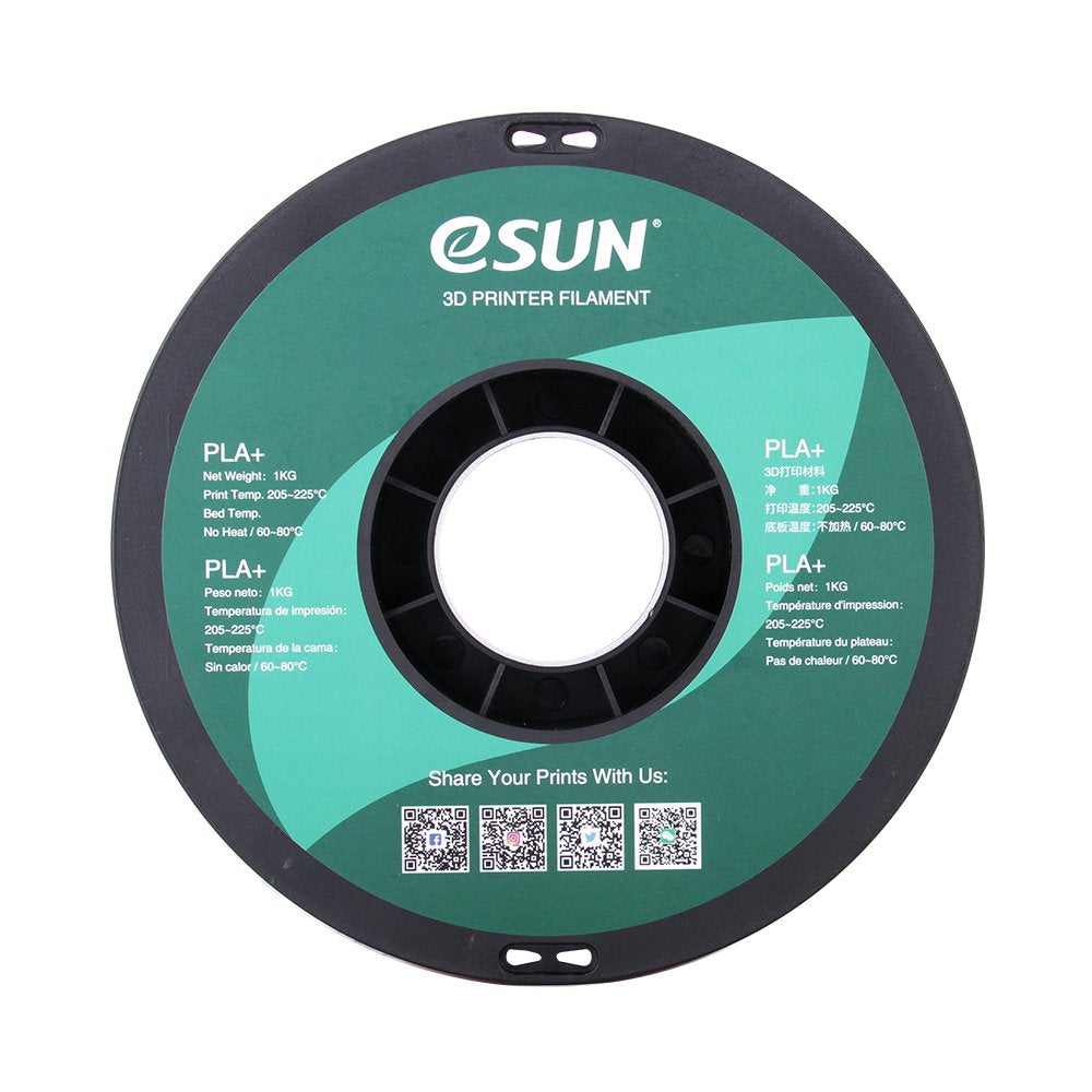 Esun Filamento 3d Pla+ 1.75mm Negro 1kg