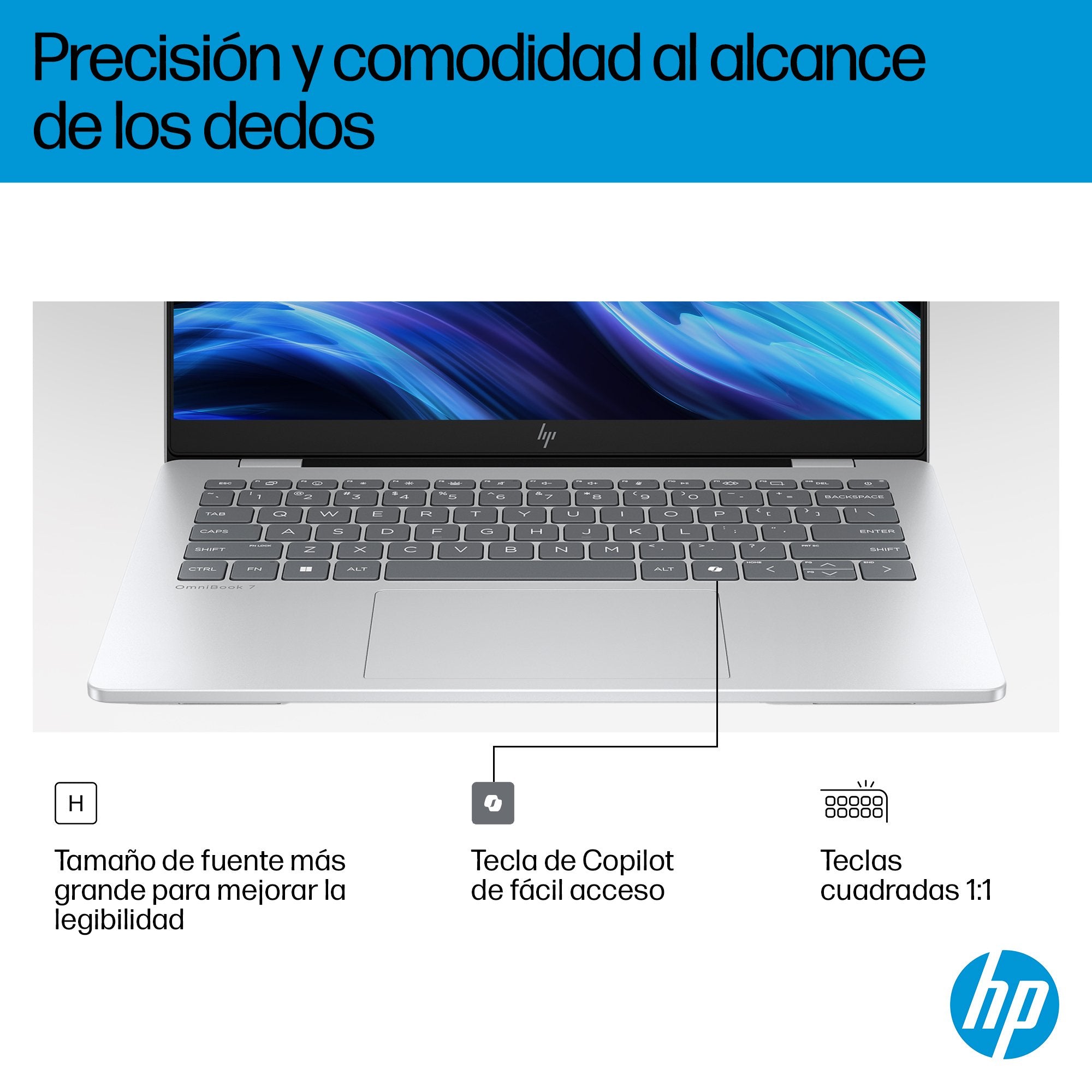 EAN 199251192562 - HP OmniBook 7 AI 14-fr0013ns Intel Core Ultra 5 225U Portátil 35,6 cm (14") 2K 16 GB LPDDR5-SDRAM 1 TB SSD imagen 9