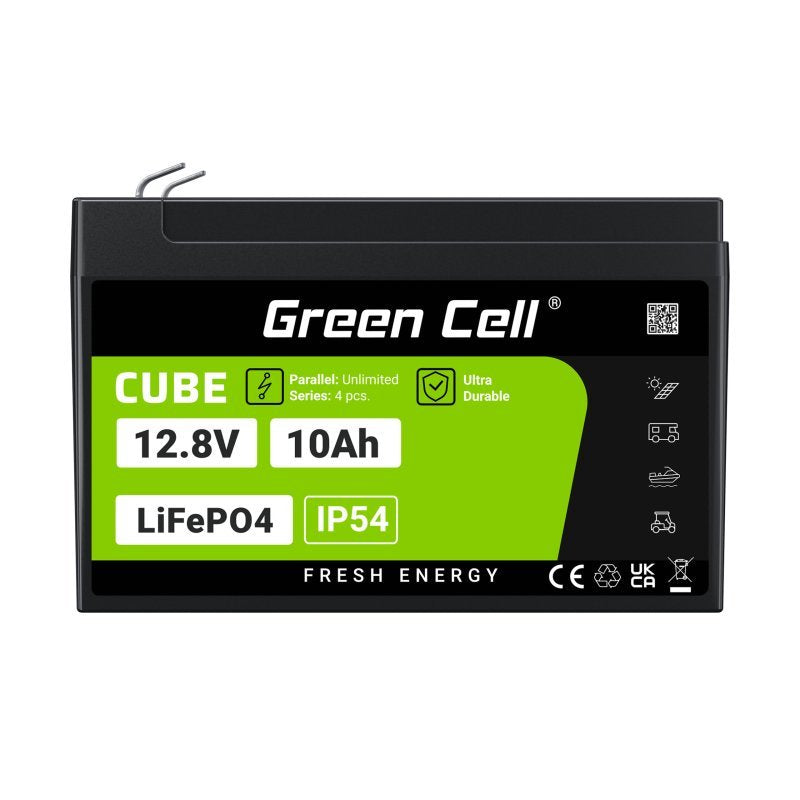 Green Cell Lfpgc12v10ah Batería Para Sistema Ups Fosfato De Hierro-Litio (Lifepo4) 12,8 V 10 Ah
