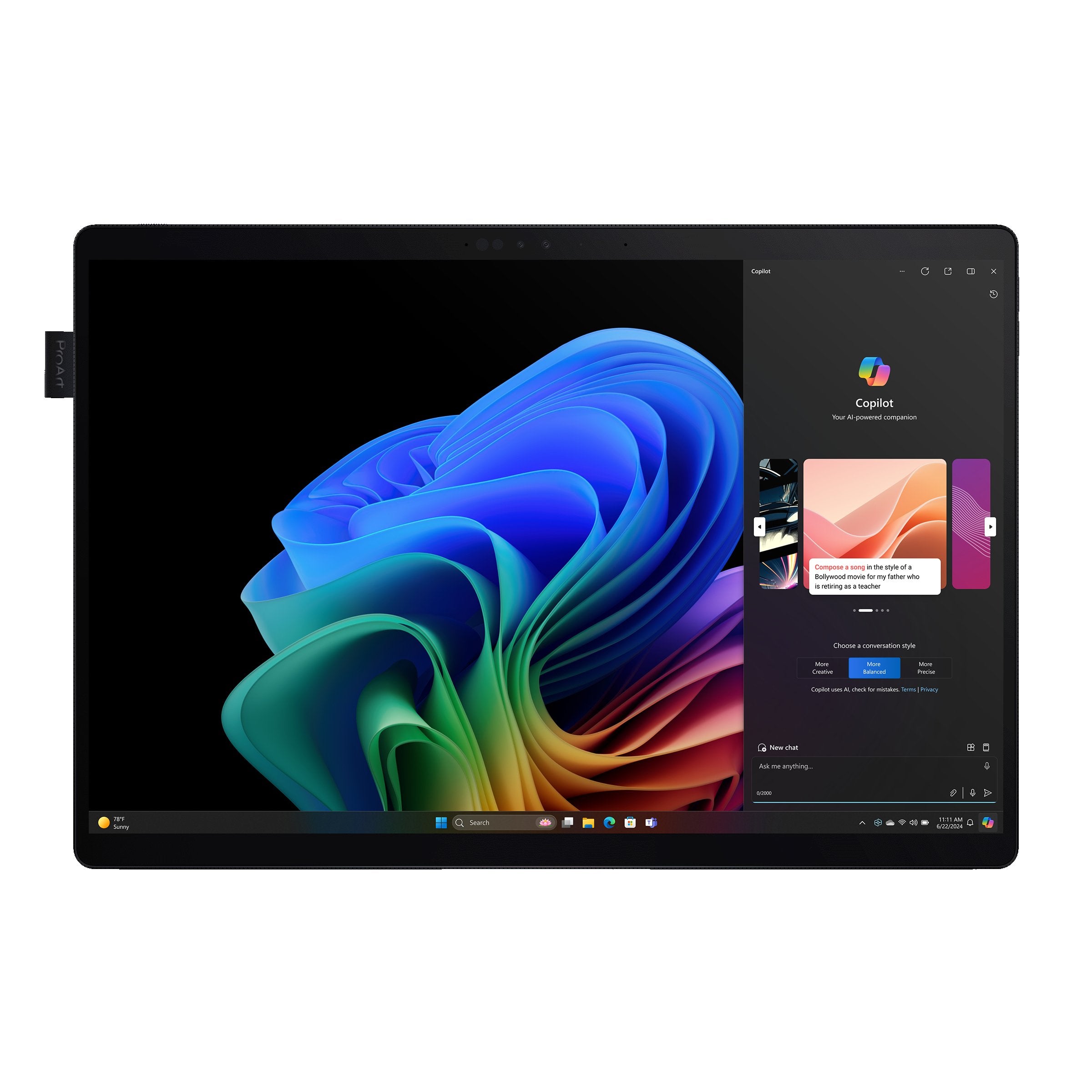 EAN 4711387562499 - ASUS ProArt PZ13 HT5306QA-LX004W Híbrido (2-en-1) 33,8 cm (13.3") Pantalla táctil LPDDR5x-SDRAM Wi-Fi 7 ( imagen 4