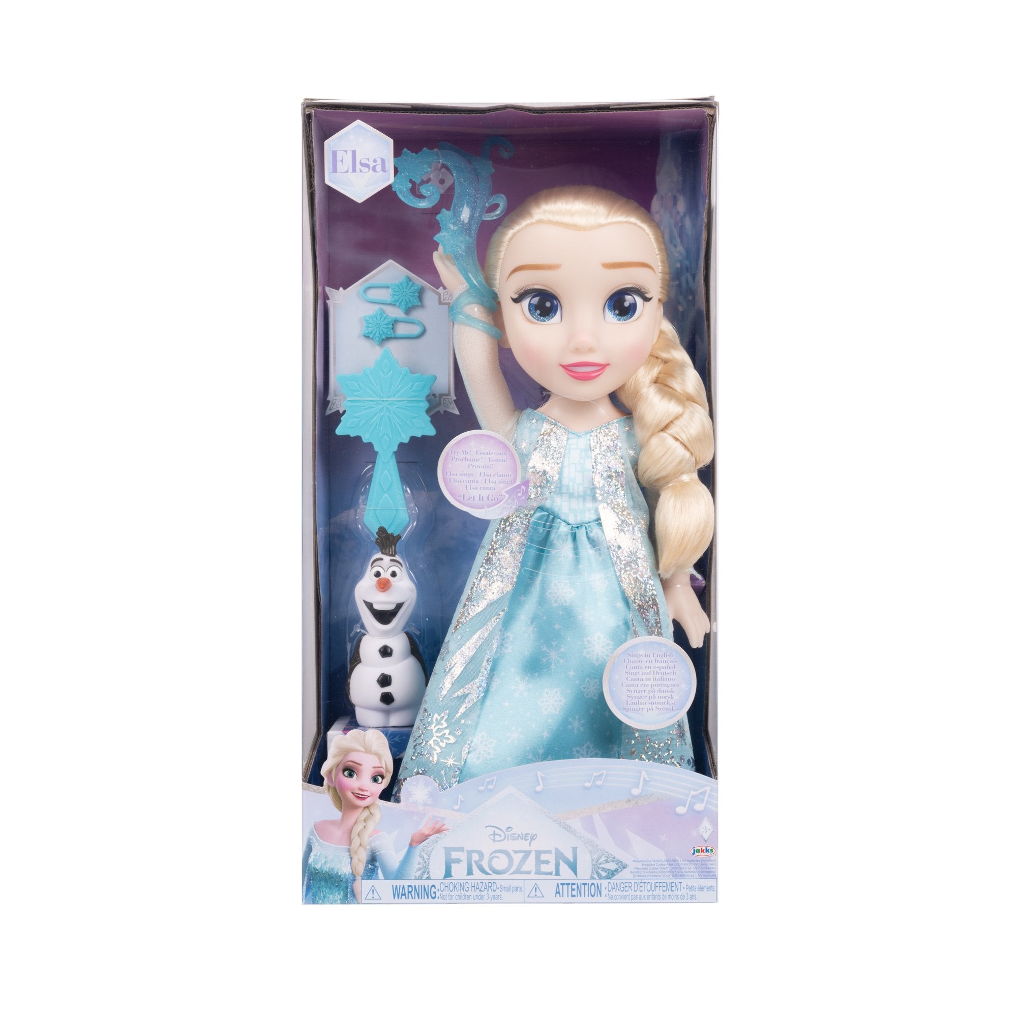 EAN 192995225305 - JAKKS Pacific Disney Frozen My Singing Friend Elsa & Olaf imagen 1