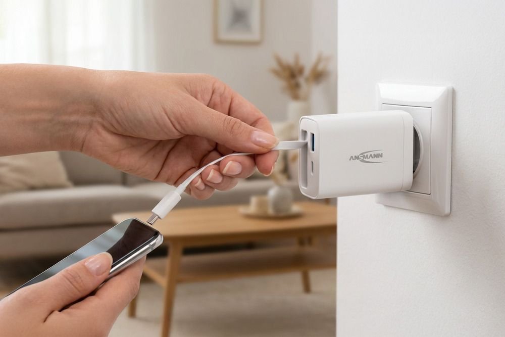 Ansmann Usb Charger 230pd 30w Usb-C Cable Usb-C Usb 30w