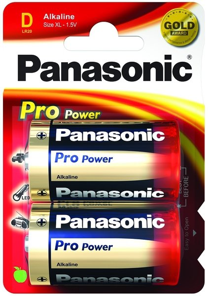 EAN 5410853038887 - Panasonic 1x2 LR20PPG Batería de un solo uso Alcalino imagen 1