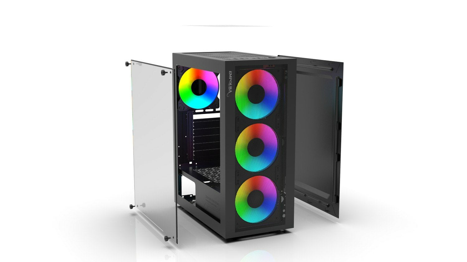 Caja Pc Inca Emg-15xn Midi Tower Negro