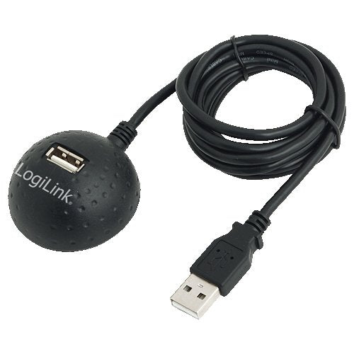Logilink Cable Usb 2.0 (Alargo) M/H Mini Estacion De Acoplamiento 1.50m Negro