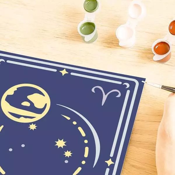 Ravensburger Creart - Signo Zodiacal Aries, Pintura 23736