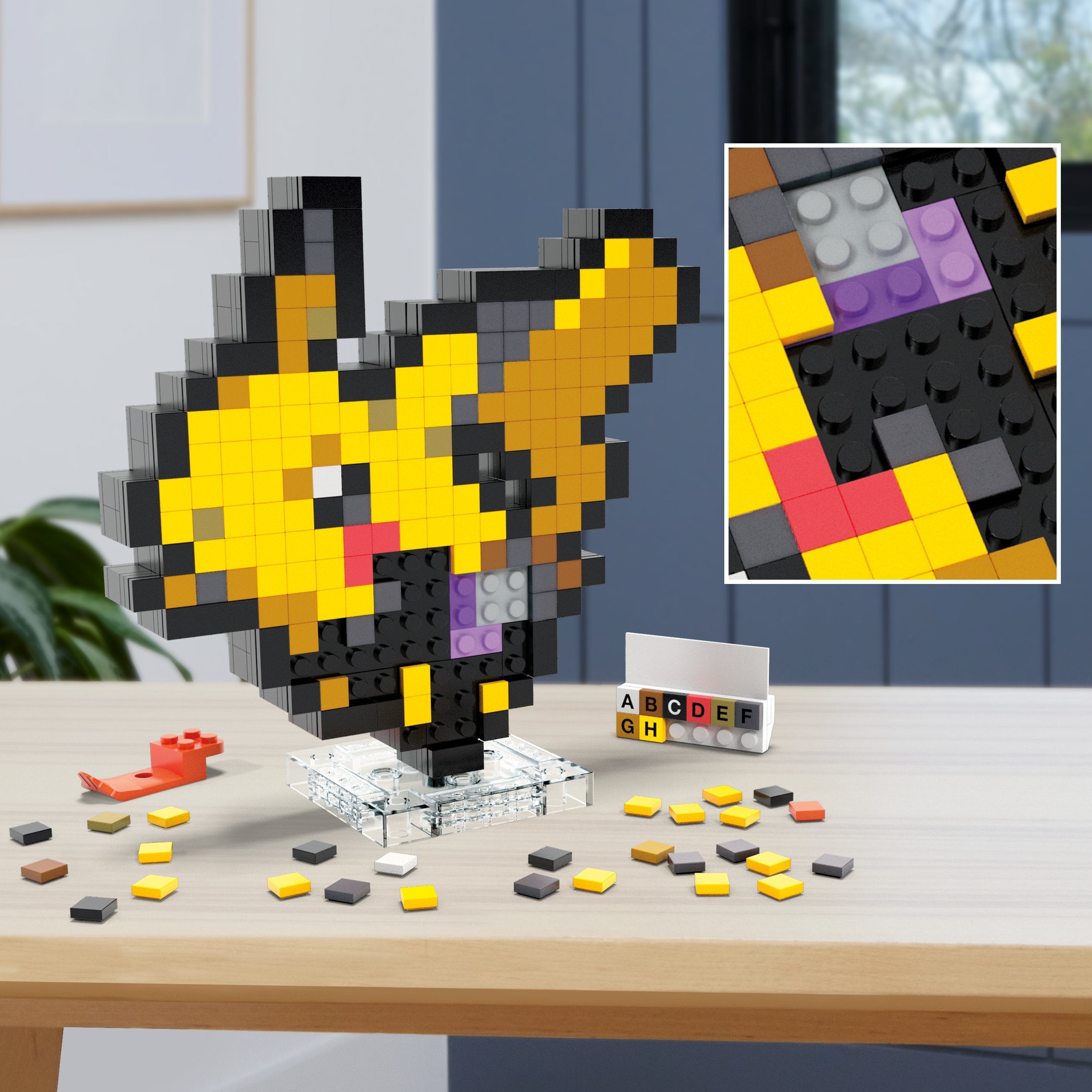 Mattel Mega Pokémon Pikachu Pixel Art, Juguete De Construcción Hth74