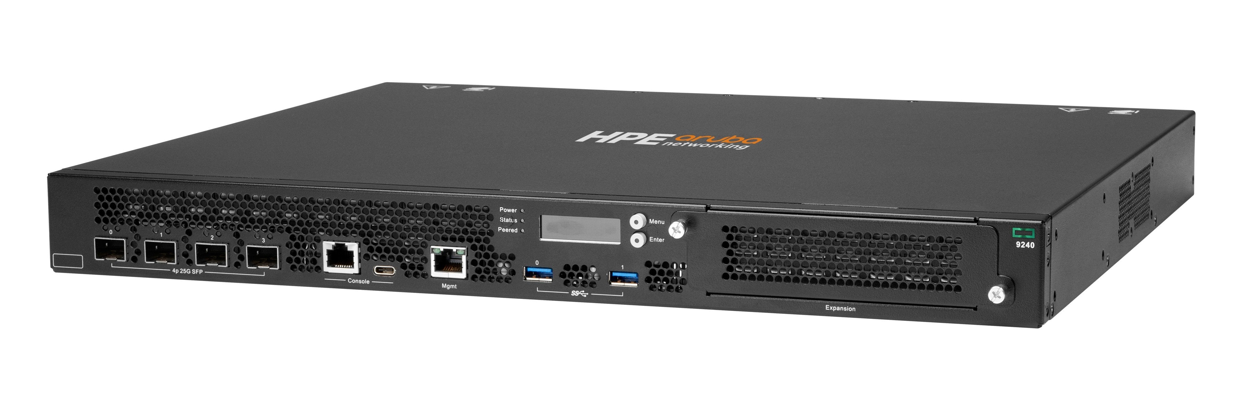 Aruba 9240 (Rw) Campus Gateway 4xsfp28 1 Expansion Slot