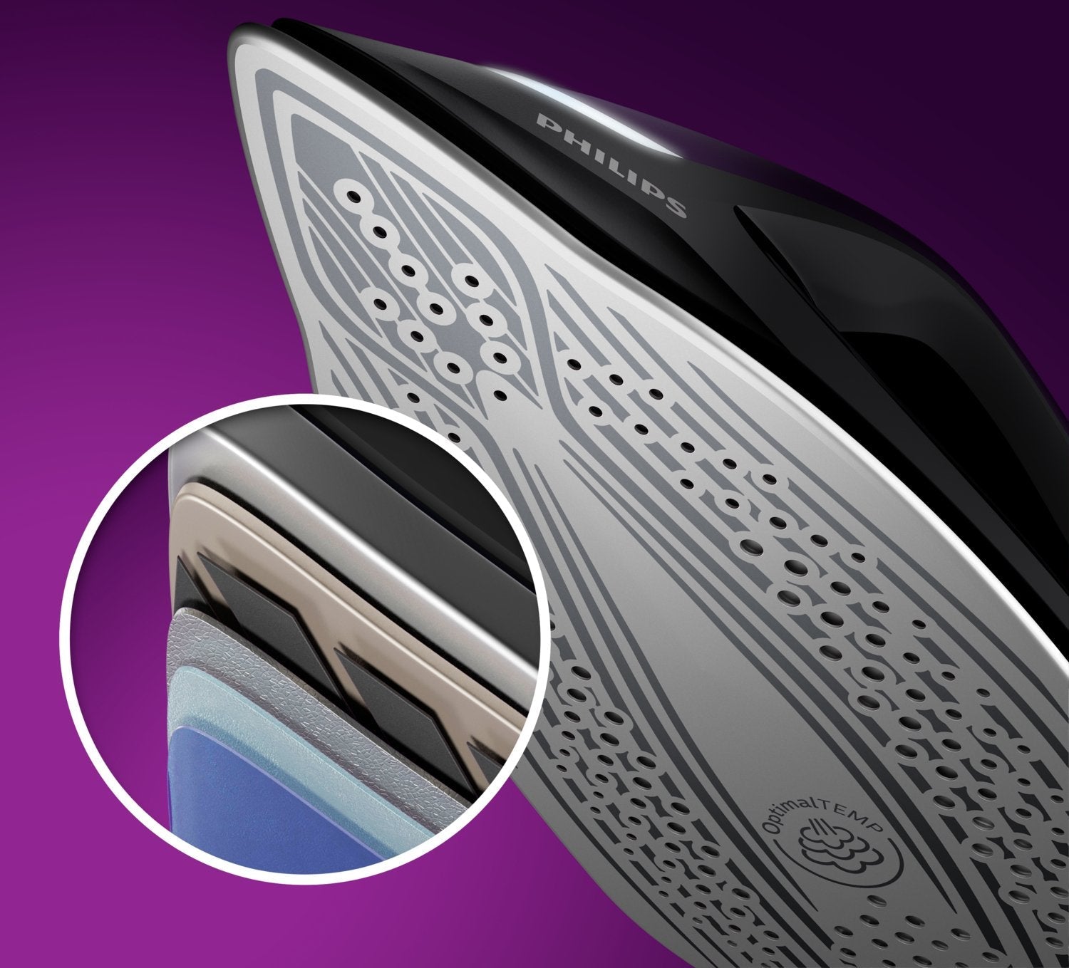 Philips Psg8160 30 Perfectcare 8000 Series Steam Station, Black Purple