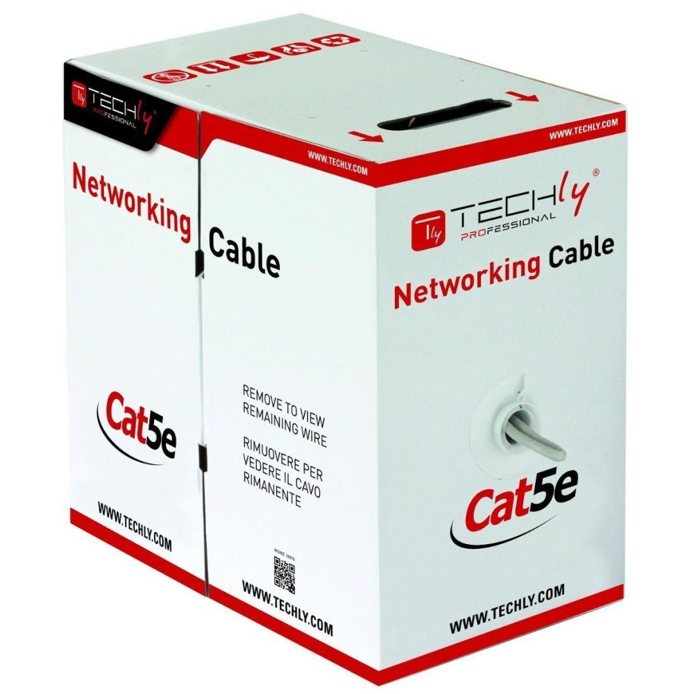 EAN 8054529025626 - Techly ITP8-FLU-0305 cable de red Gris 305 m Cat5e U/UTP (UTP) imagen 2