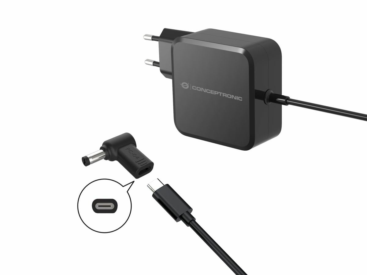 Conceptronic Adaptador Usb-C -> Dc, Asus 5.5x2.5mm 18-20v Sw