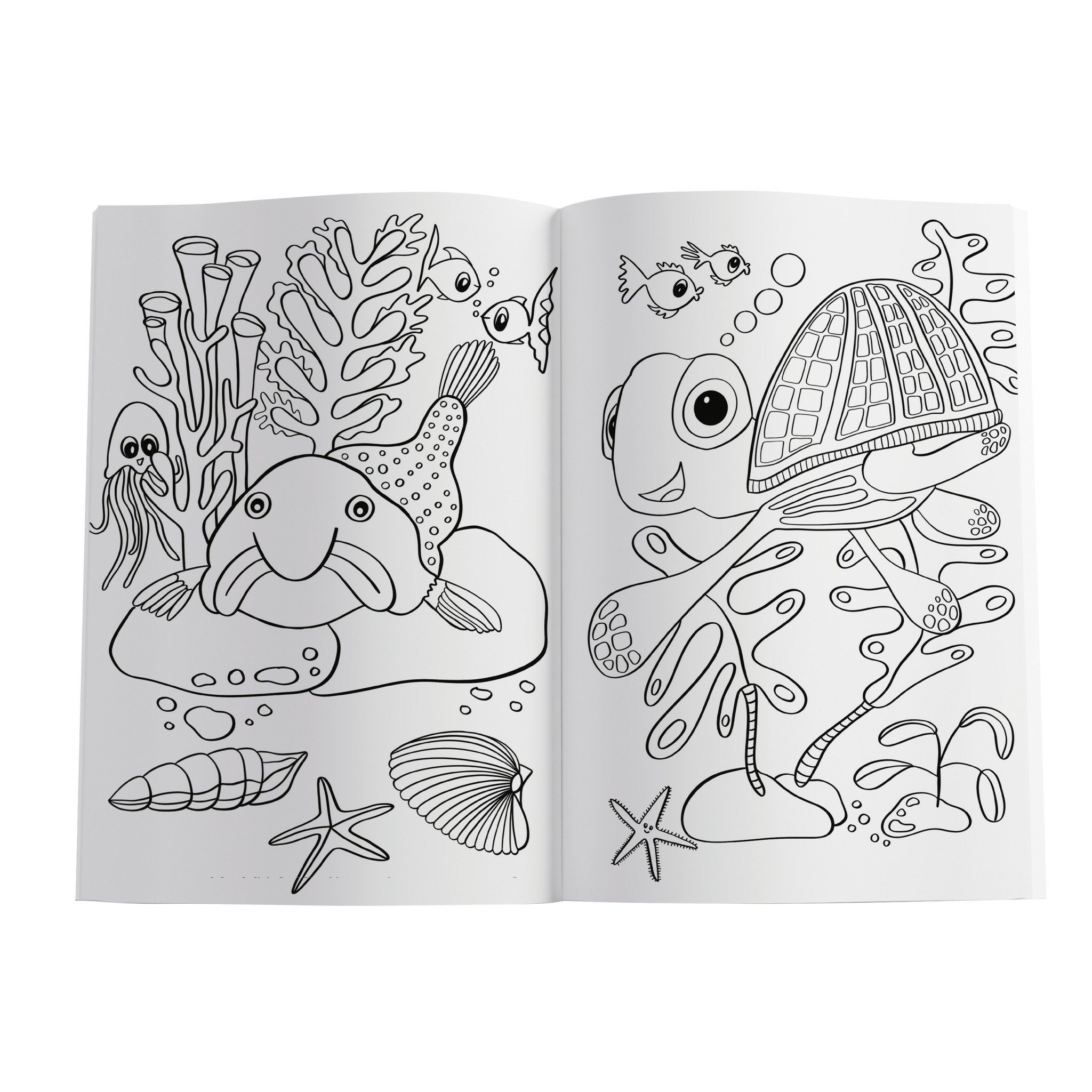 Pelikan 102018 Libro Para Colorear, Mundo Marino