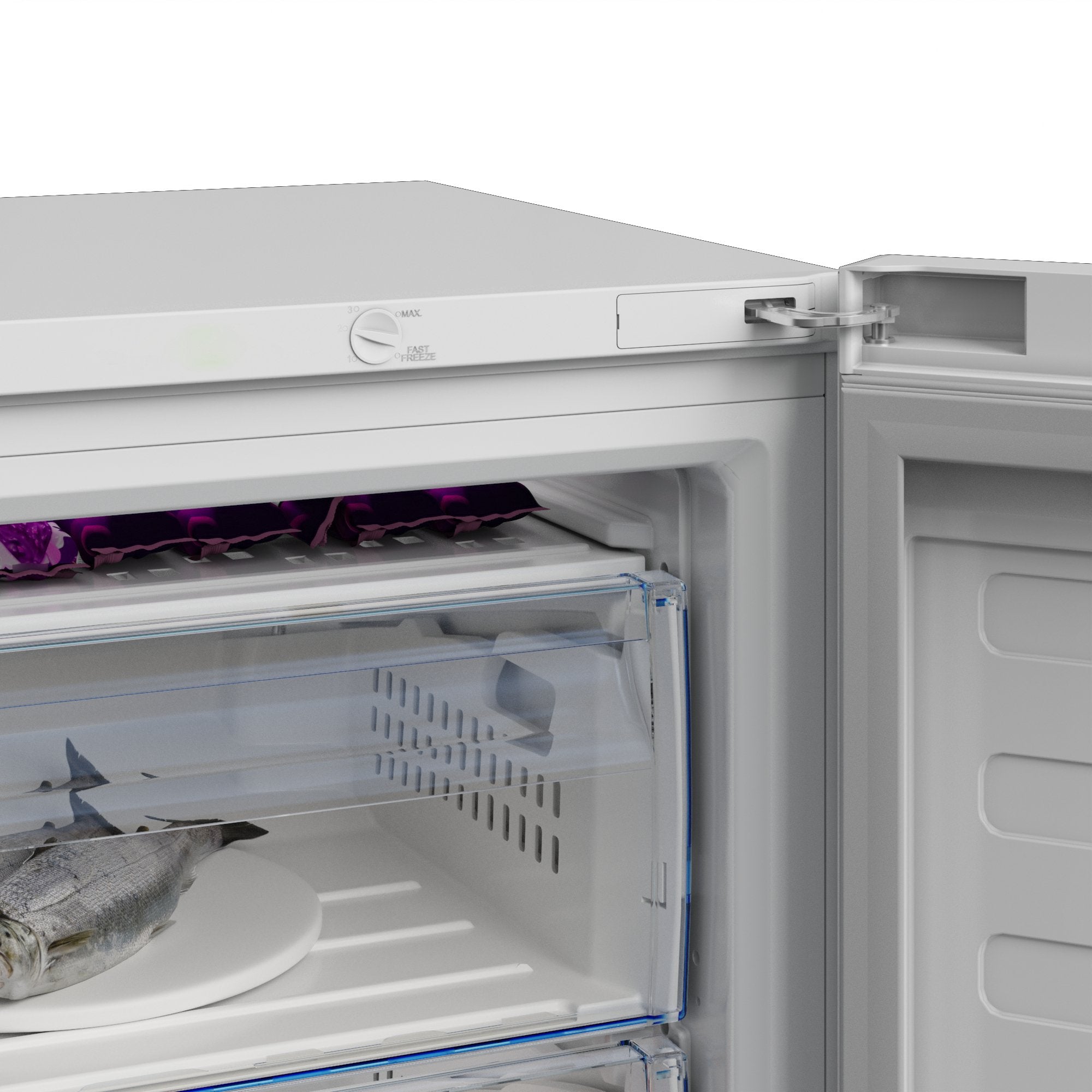 EAN 8690842603556 - Beko RFSA240M41WN Congelador vertical Independiente 215 L Blanco imagen 6