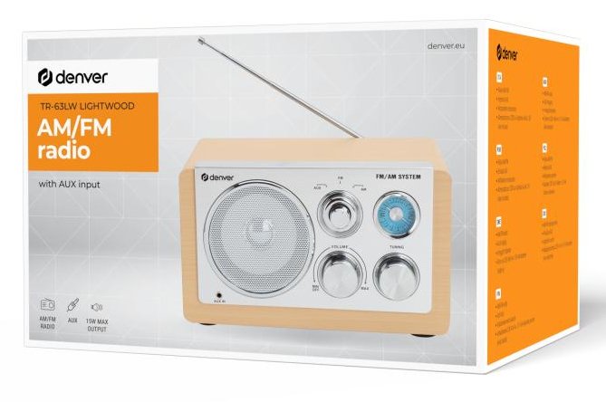 Radio Denver Tr-63lw Madera