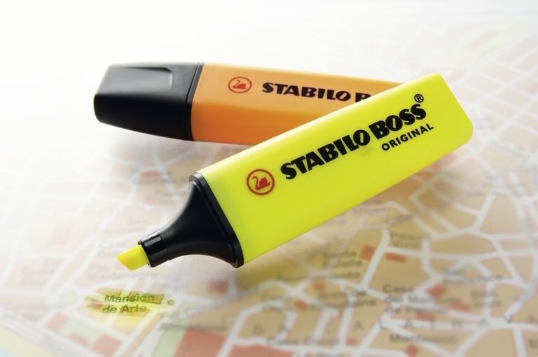 EAN 4006381109567 - STABILO BOSS Original marcador 1 pieza(s) Punta de cincel Amarillo imagen 2