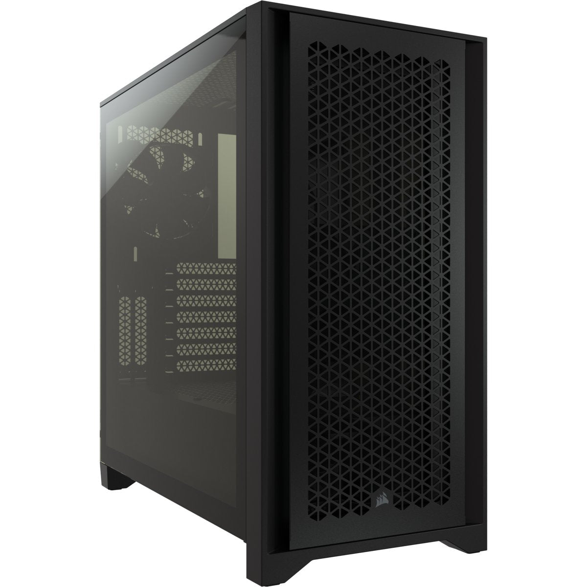 Caja Pc Atx Semitorre Corsair Icue 4000d Rgb Airflow Cristal Templado Negra
