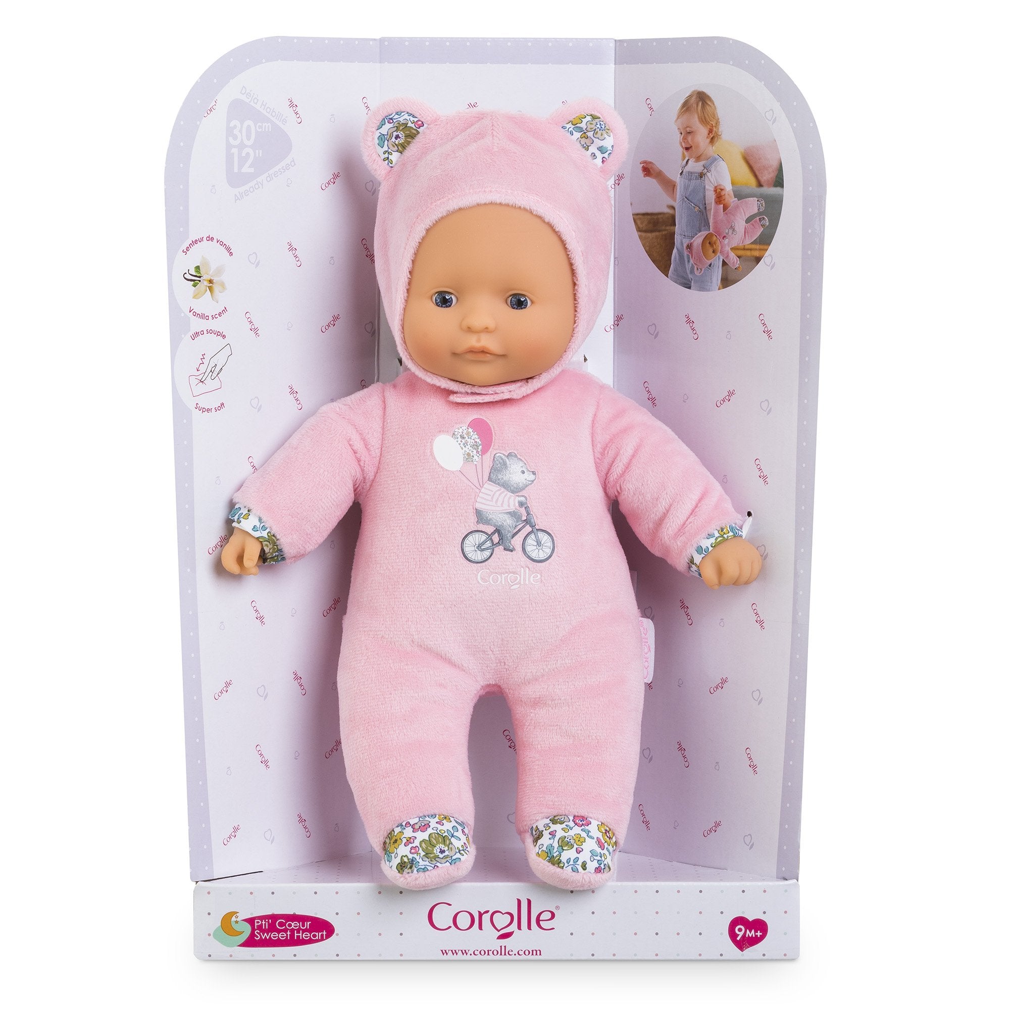 Simba-Dickie Mon Doudou Corolle Sweetheart, Rosa Bär 9000100700