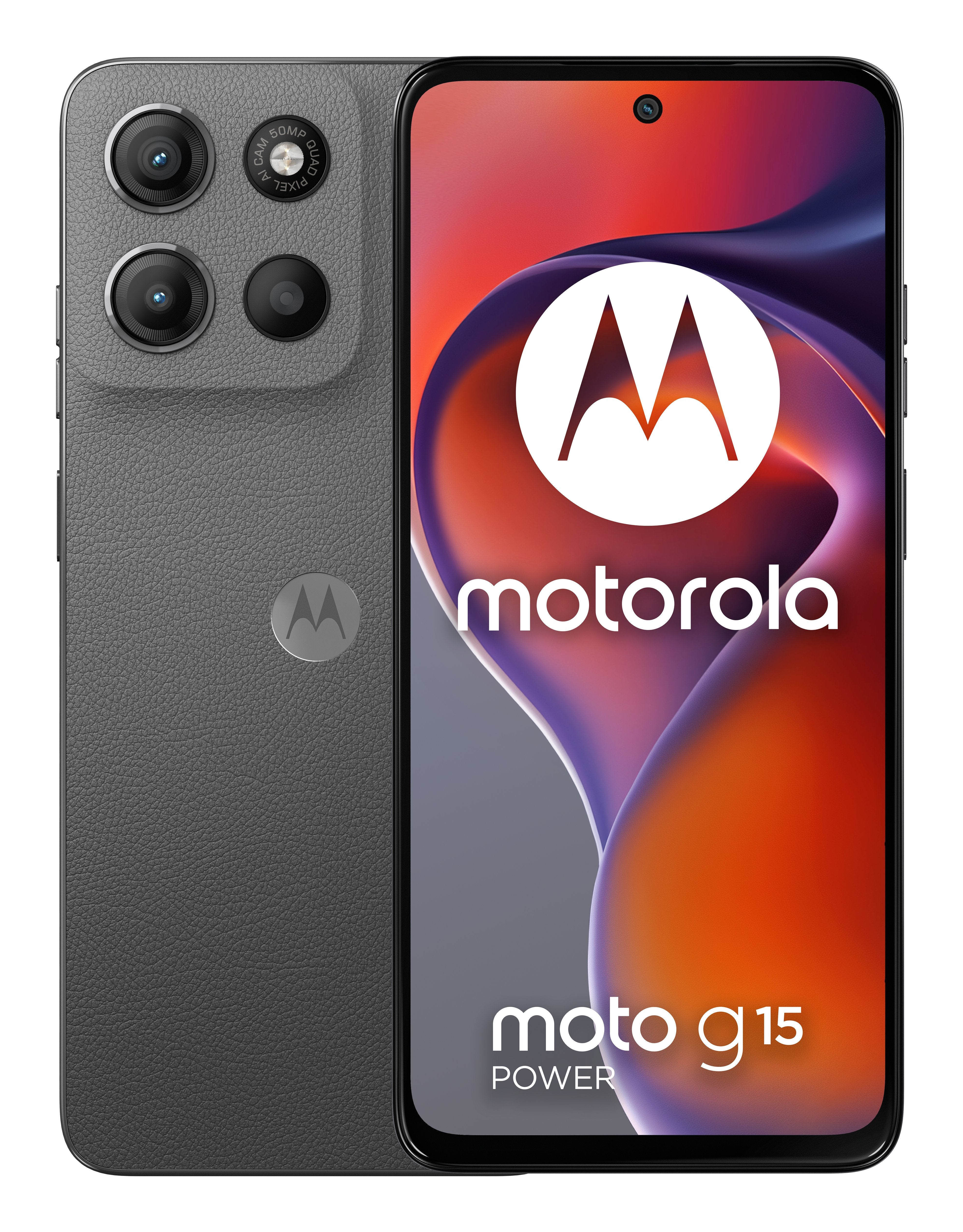 EAN 840023298271 - Motorola moto g15 power 17,1 cm (6.72") SIM doble Android 15 4G USB Tipo C 8 GB 512 GB 6000 mAh Gris imagen 2