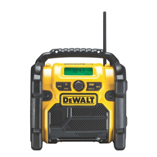 Radio Dewalt Dcr020-Qw Portátil Digital Negro, Amarillo