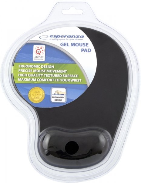 EAN 5901299904046 - Esperanza EA137K alfombrilla para ratón Negro imagen 1