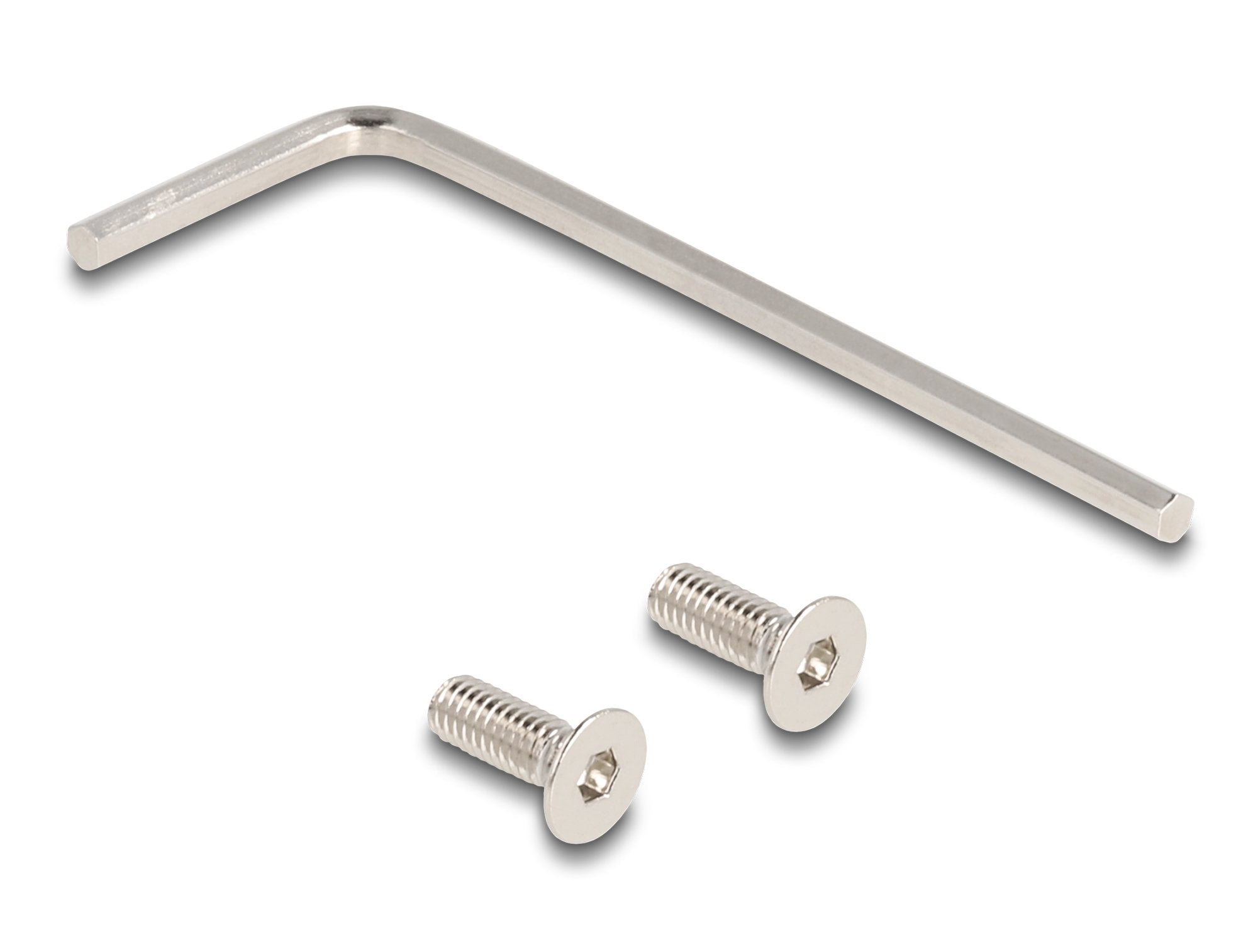 Delock 18450 Soporte Para Auriculares Ajustable Para Colocar En Escritorio, Aluminio, Plata