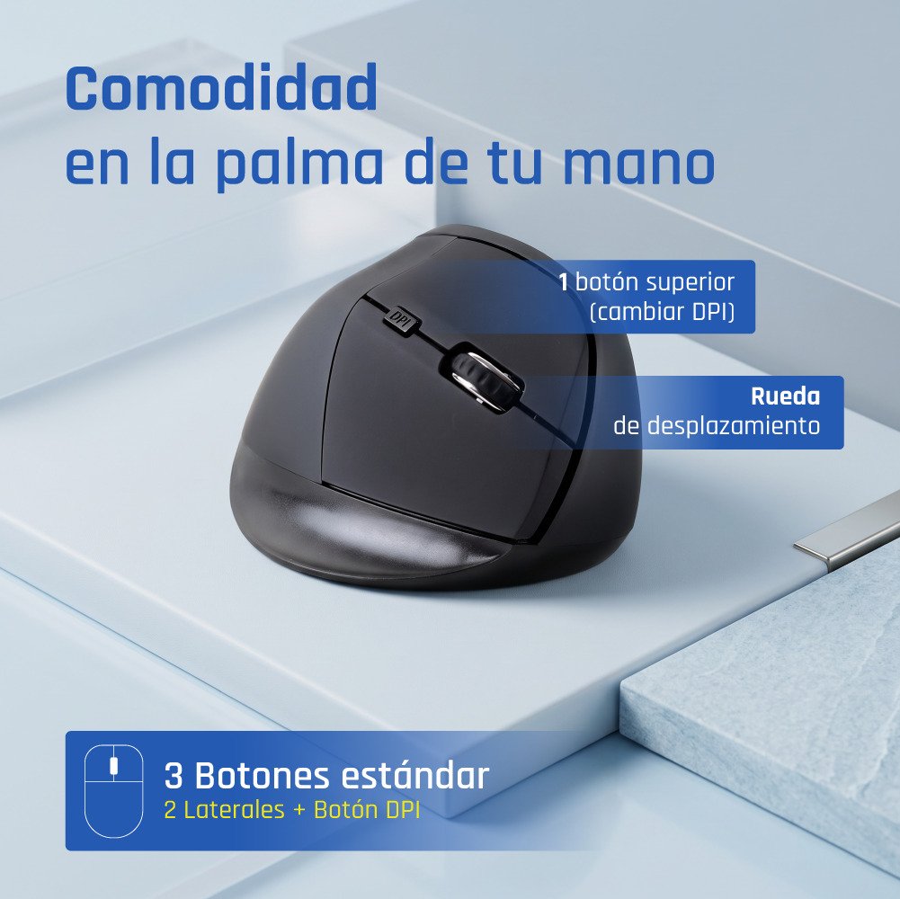 EAN 8435364318386 - iggual IGG318386 ratón Oficina Mano derecha USB tipo A Óptico 2400 DPI imagen 2