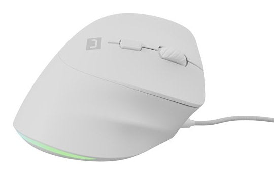 Raton Natec Crake 2 Pro Vertical 12.800 Dpi Optico Blanco