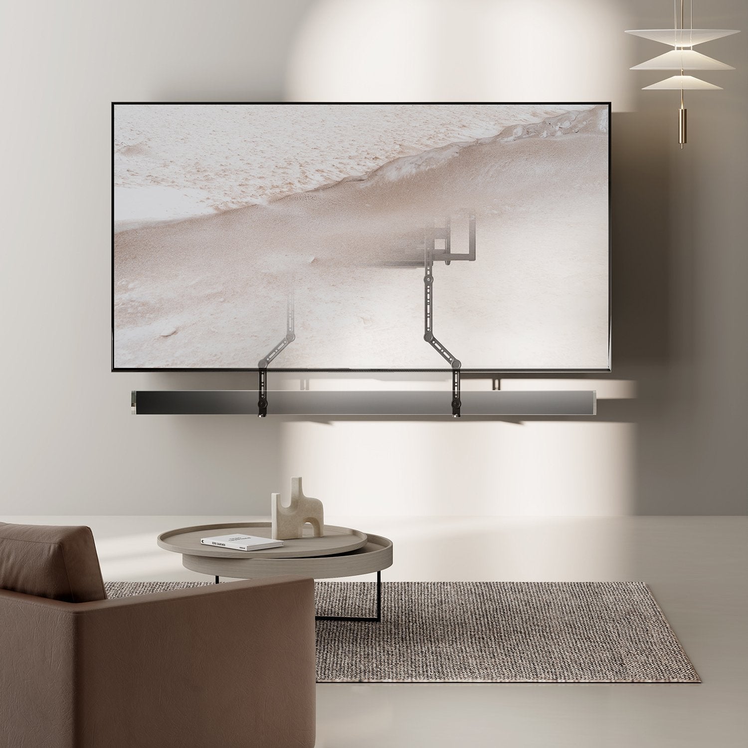 Aisens Soporte Universal Para Barra De Sonido, Negro