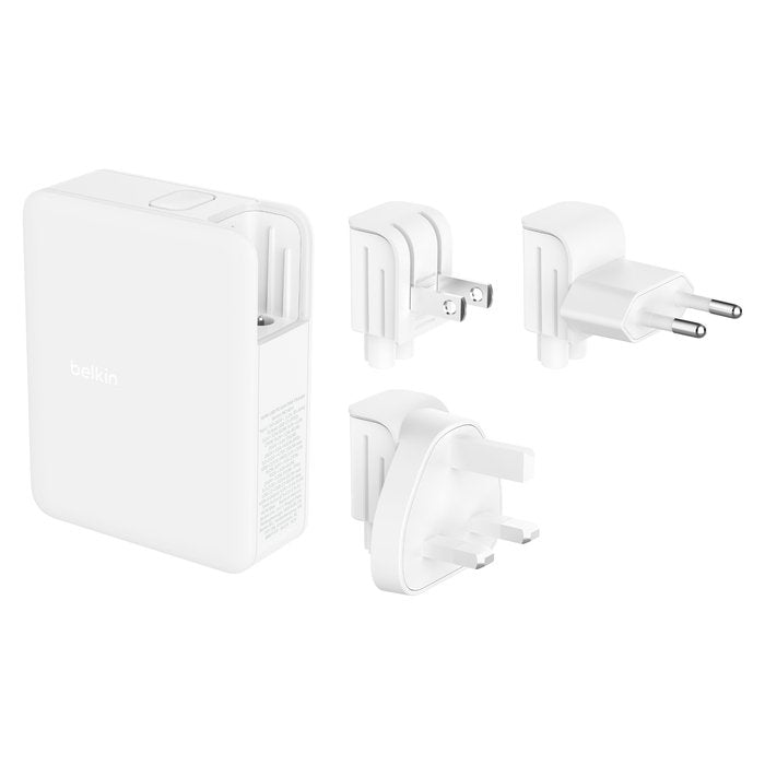 Belkin Cargador 140w 4-Port Gan, 3xusb-C 1xusb-A Wch014btwh