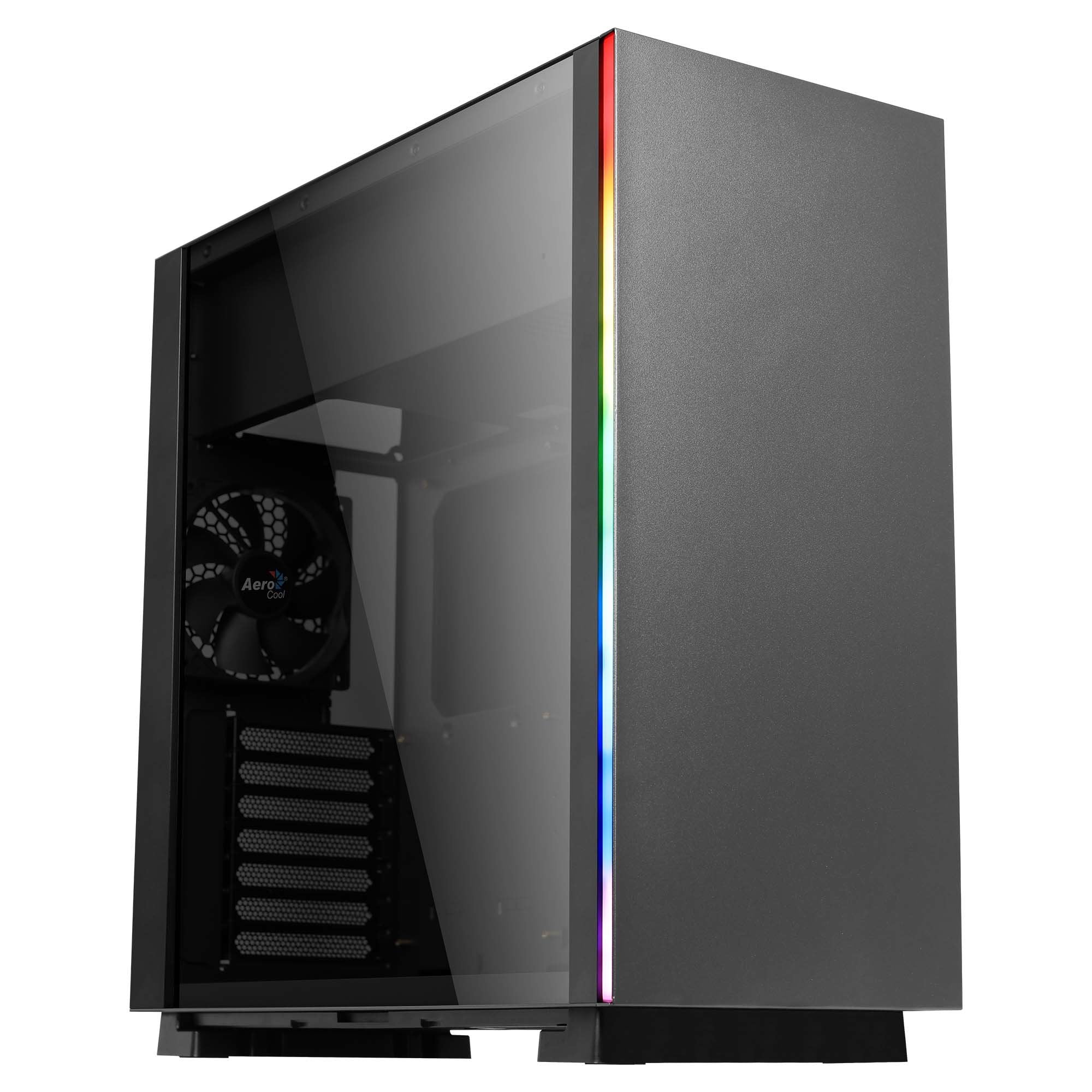 Caja Semitorre Aerocool Globk 2*Usb 3.0- Soporta Refrigeración Líquida Ssii-Ceb Atx Micro Atx Mini Itx