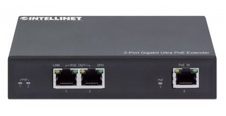 EAN 0766623561600 - Intellinet 561600 ampliador de red Transmisor de red Negro 10, 100, 1000 Mbit/s imagen 5