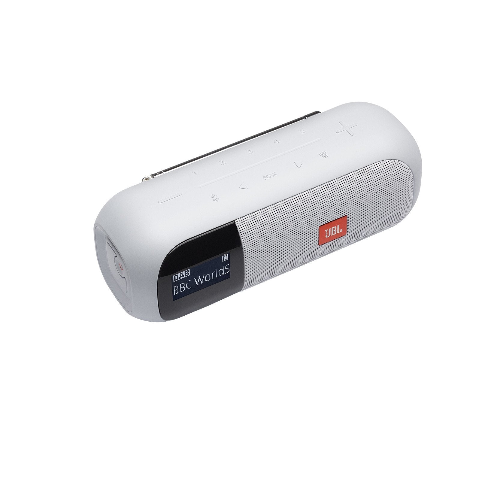 Jbl Tuner 2 Radiorekorder In Blanco ? Tragbarer Bluetooth Lautsprecher