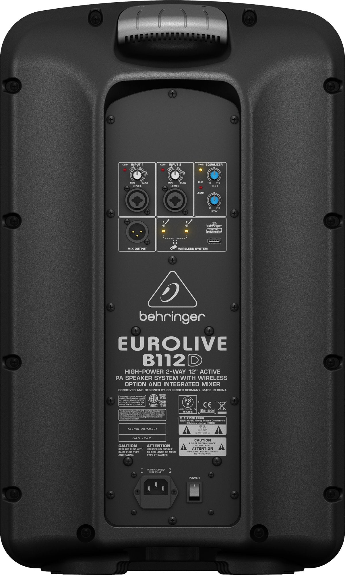 EAN 4033653021890 - Behringer B112D altavoz para sistema de megafonía imagen 2