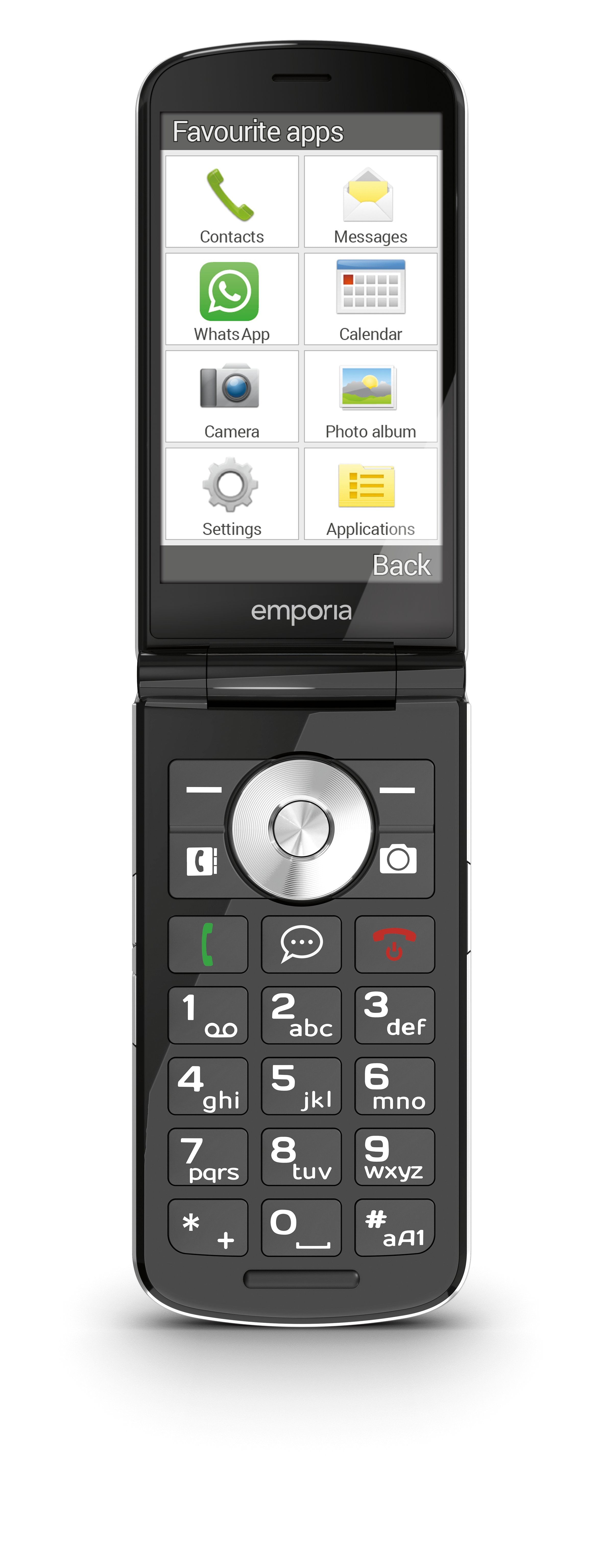 EAN 9005613168780 - Emporia emporiaTOUCHsmart.3 8,81 cm (3.47") 150 g Negro Teléfono para personas mayores imagen 16