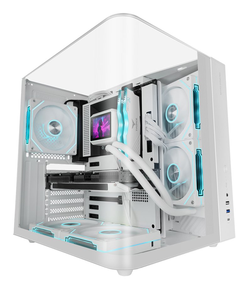 EAN 8435693113416 - Mars Gaming MC-INFINIOLITEW Midi Tower Blanco imagen 1