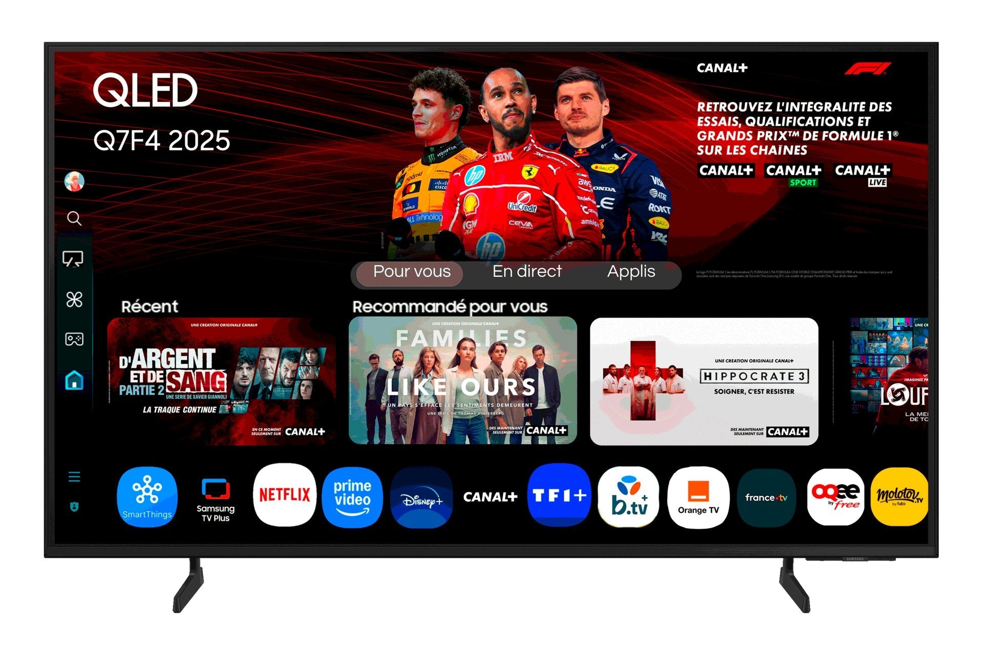 Televisor Samsung Qled Q7f4 Tq75q7f4au 75' Ultra Hd 4k Smart Tv Wifi