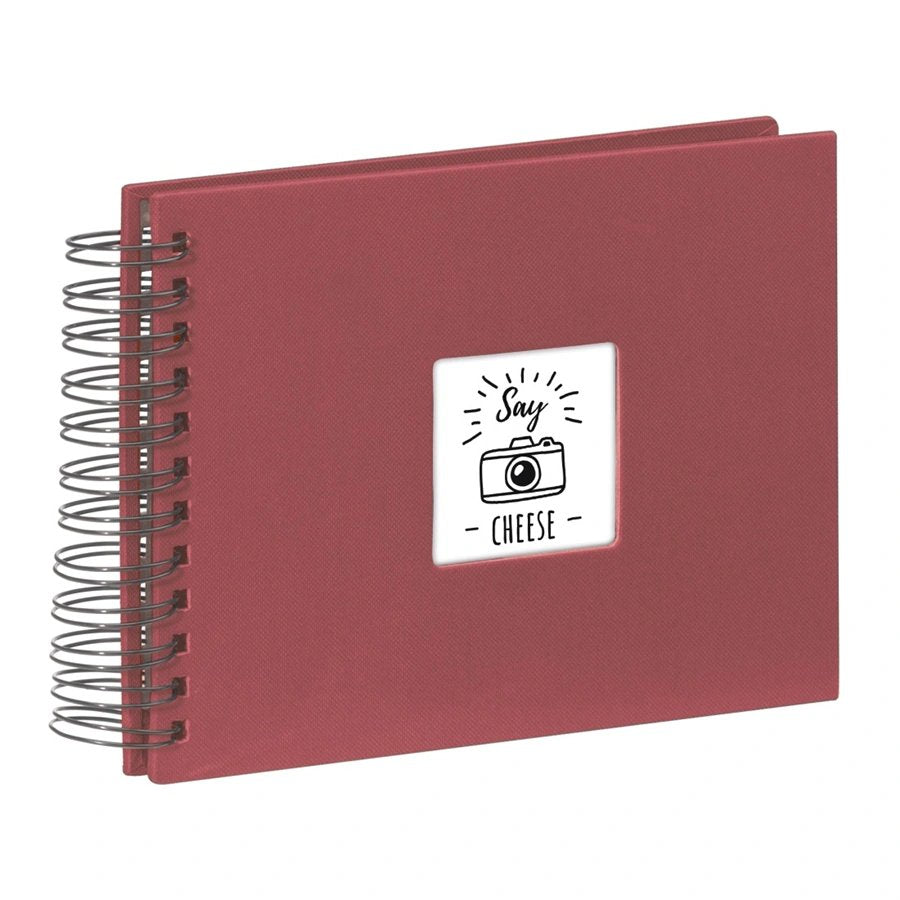 Hama Fine Art Spiral Bordeaux 24x17 50 Black Pages 90154