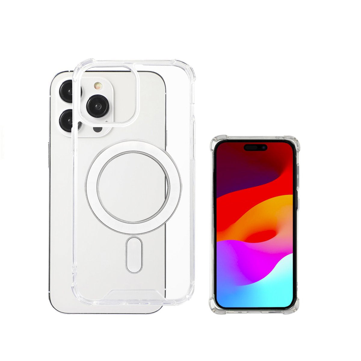 Funda 4smarts Hybrid Ibiza Para Apple Iphone 15 Plus Magsafe-Kompatibel