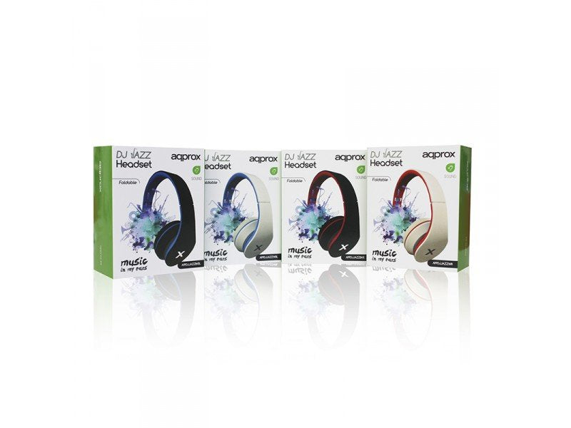 Approx Auriculares Stereo Urban Jazz Color Blanco/Azul